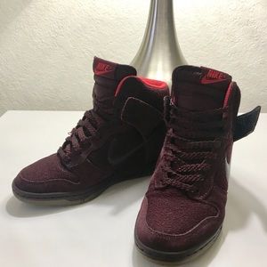 Nike dunk sky hi high wedge